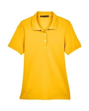 SUNRAY YELLOW Harriton M265W women's easy blend polo