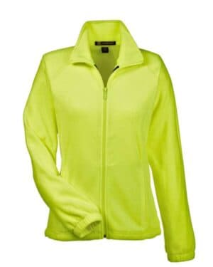 SAFETY YELLOW Harriton M990W women's full-zip fleece