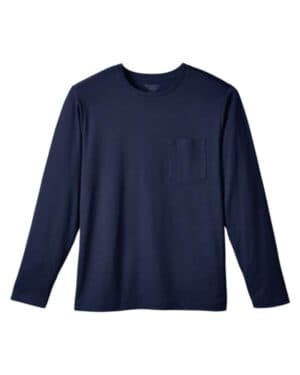 DARK NAVY M118L unisex charge snag and soil protect long sleeve t-shirt
