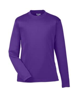 SPORT PURPLE Team 365 TT11YL youth zone performance long sleeve t-shirt