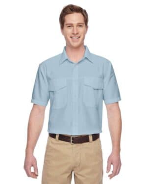 CLOUD BLUE M580 men's key west short sleeve performance staff shirt