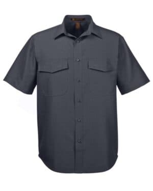 DARK CHARCOAL M580 men's key west short sleeve performance staff shirt
