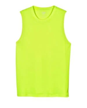 SAFETY YELLOW Team 365 TT11M men's zone performance muscle t-shirt