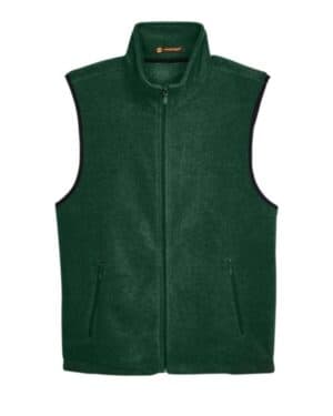 HUNTER Harriton M985 unisex fleece full-zip vest