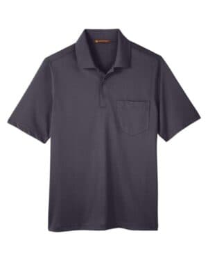 DARK CHARCOAL M348P men's advantage snag protection plus il pocket polo