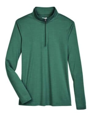 SPORT FOREST HEATHER TT31HW women's zone sonic heather performance quarter-zip pullover