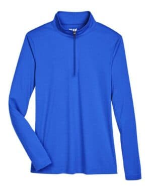 SPORT ROYAL HEATHER TT31HW women's zone sonic heather performance quarter-zip pullover