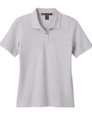 GREY HEATHER Harriton M200W women's cotton polo
