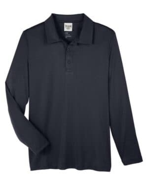 BLACK Team 365 TT51L men's zone performance long sleeve polo