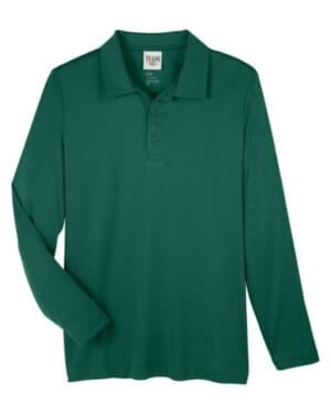 Team 365 TT51L men's zone performance long sleeve polo