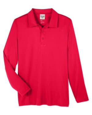 SPORT RED Team 365 TT51L men's zone performance long sleeve polo