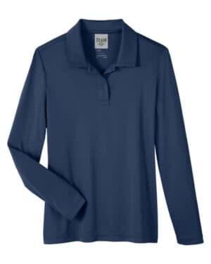 SPORT DARK NAVY Team 365 TT51LW women's zone performance long sleeve polo