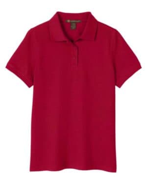 Harriton M205W women's valiant cotton snag protect polo