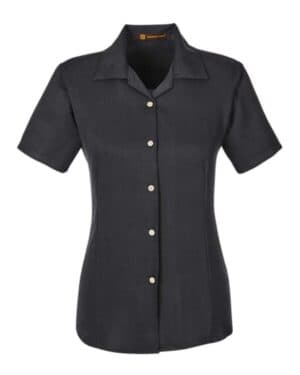 Harriton M570W women's bahama cord campshirt