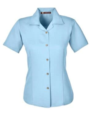 CLOUD BLUE Harriton M570W women's bahama cord campshirt