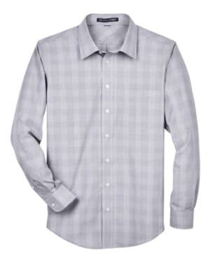 DG520 men's crown collection glen plaid woven dress shirt