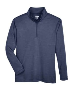 TT31HY youth zone sonic heather performance quarter-zip pullolver