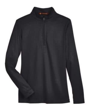 BLACK M748W women's advantage snag protection plus quarter-zip pullover