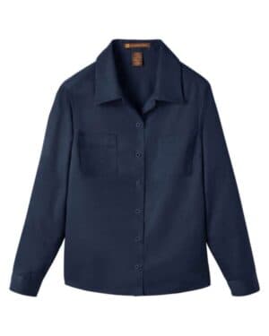 DARK NAVY Harriton M585LW women's advantage il workshirt