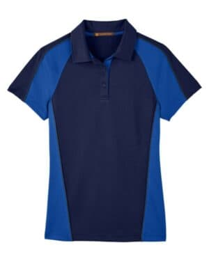 DARK NAVY/ TRUE ROYAL/ DARK CHARCOAL M385W women's advantage snag protection plus il colorblock polo
