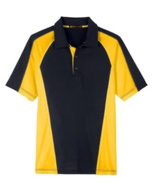 M385 men's advantage snag protection plus il colorblock polo