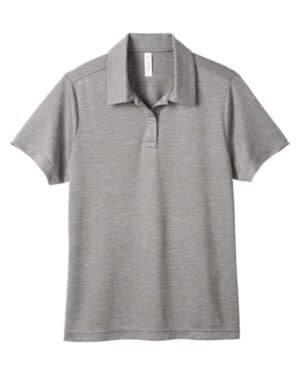 ATHLETIC HEATHER TT51HW women's zone sonic heather performance polo
