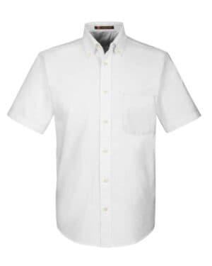 WHITE M600S men's oxford short sleeve with stain-release