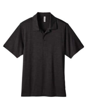 BLACK HEATHER Team 365 TT51H men's zone sonic heather performance polo
