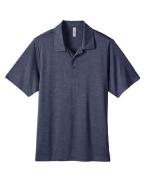 SPORT DARK NAVY HEATHER Team 365 TT51H men's zone sonic heather performance polo