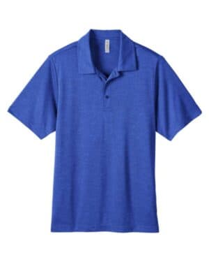 Team 365 TT51H men's zone sonic heather performance polo