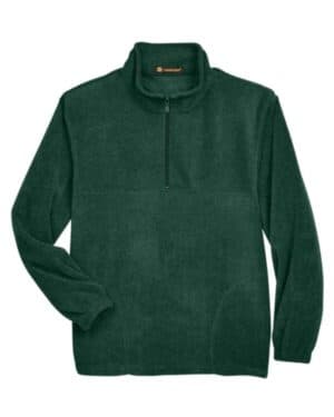 Harriton M980 men's quarter-zip fleece pullover
