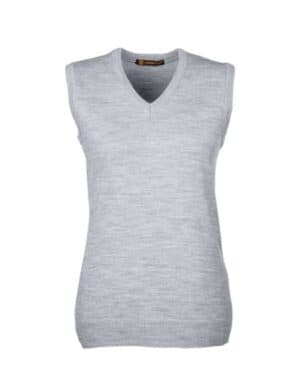 Harriton M415W women's pilbloc v-neck sweater vest
