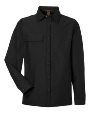 Harriton M72 unisex flex twill overshirt