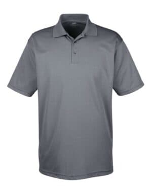 CHARCOAL Ultraclub 8210 men's cool & dry mesh piqu polo