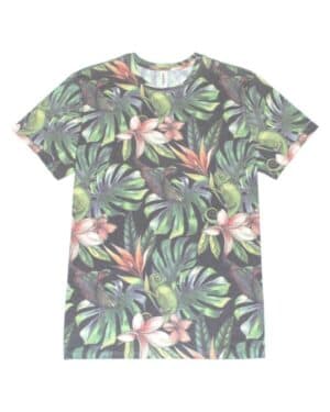 TROPICAL JUNGLE Threadfast apparel 100A ultimate cvc t-shirt