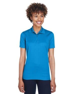 PACIFIC BLUE Ultraclub 8210L women's cool & dry mesh piqupolo