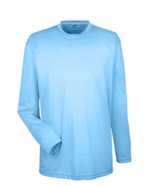 COLUMBIA BLUE 8422 men's cool & dry sport long sleeve performance interlock t-shirt