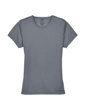 CHARCOAL 8420L women's cool & dry sport performance interlock t-shirt