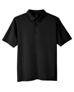 BLACK UC105 men's lakeshore stretch cotton performance polo