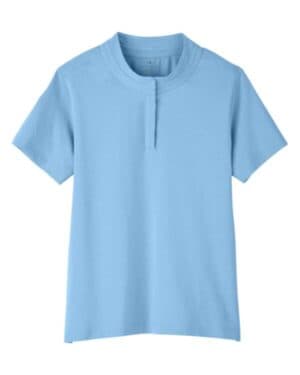 COLUMBIA BLUE UC105W women's lakeshore stretch cotton performance polo