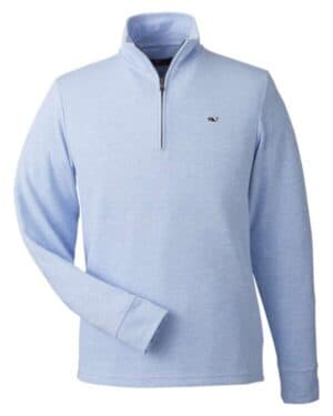 WHITE CAP/ BL M Vineyard vines K002708 saltwater quarter-zip pullover