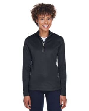 BLACK 8230L women's cool & dry sport quarter-zip pullover