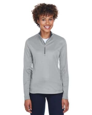 GREY 8230L women's cool & dry sport quarter-zip pullover