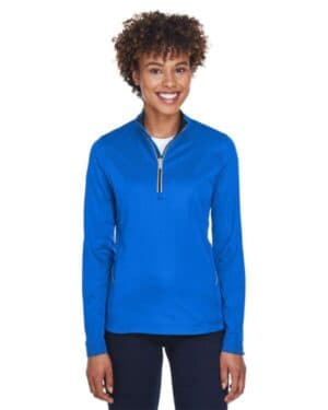 8230L women's cool & dry sport quarter-zip pullover