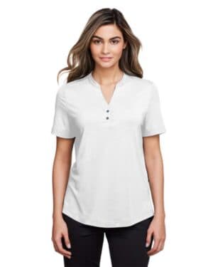 NE100W women's jaq snap-up stretch performance polo