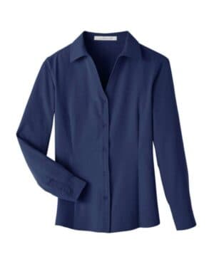 NAVY Ultraclub UC500W women's bradley performance woven shirt