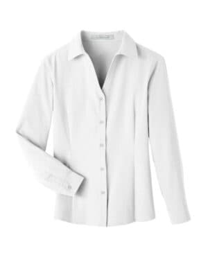 WHITE Ultraclub UC500W women's bradley performance woven shirt