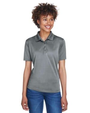 CHARCOAL 8610L women's cool & dry 8-star elite performance interlock polo