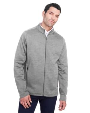 LIGHT HEATHER/ CARBON North end NE712 men's flux 20 full-zip jacket