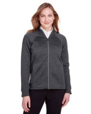 BLACK HEATHER/ CARBON North end NE712W women's flux 20 full-zip jacket